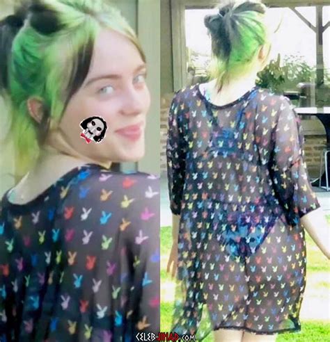 billie eilish ass|Billie Eilish shares string bikini photo that shows off massive tattoo ...